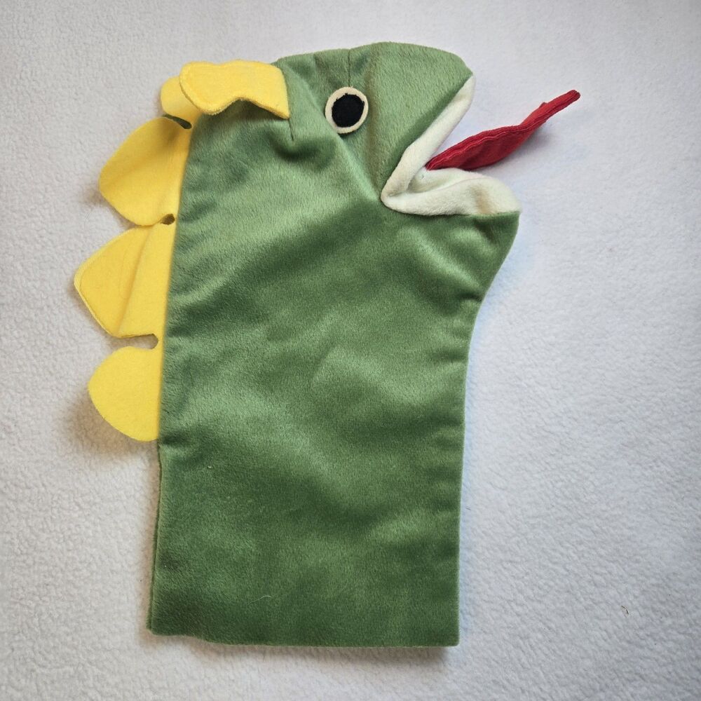 Baby Einstein Bard The Dragon Vintage Puppet Legends And Lore Kids II Green Rare
